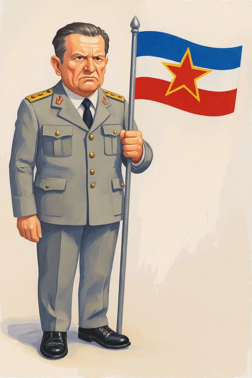 Josip Broz Tito, presidente de Yugoslavia (1953 - 1980).