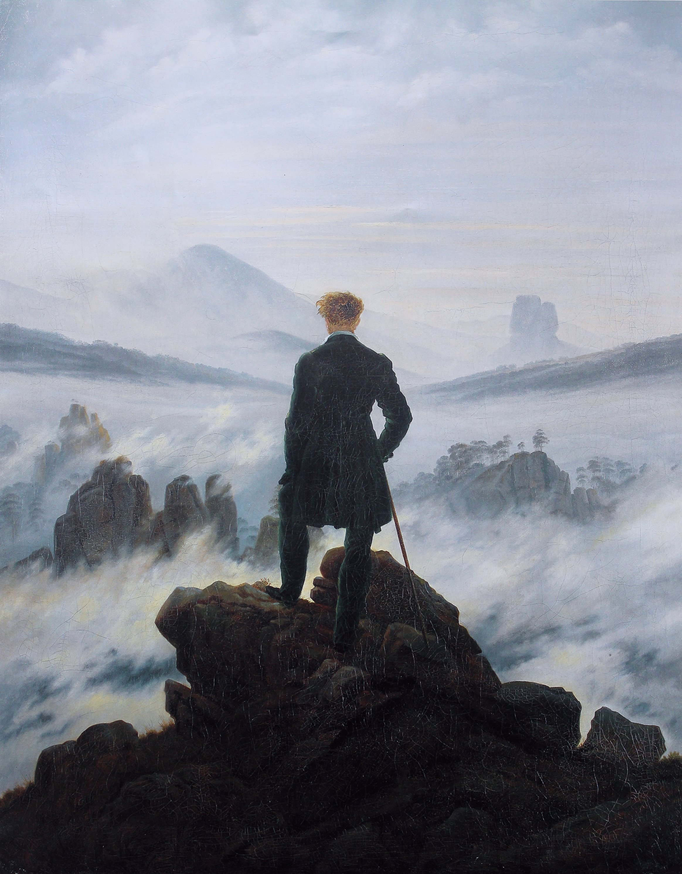 El caminante sobre el mar de nubes (1818)