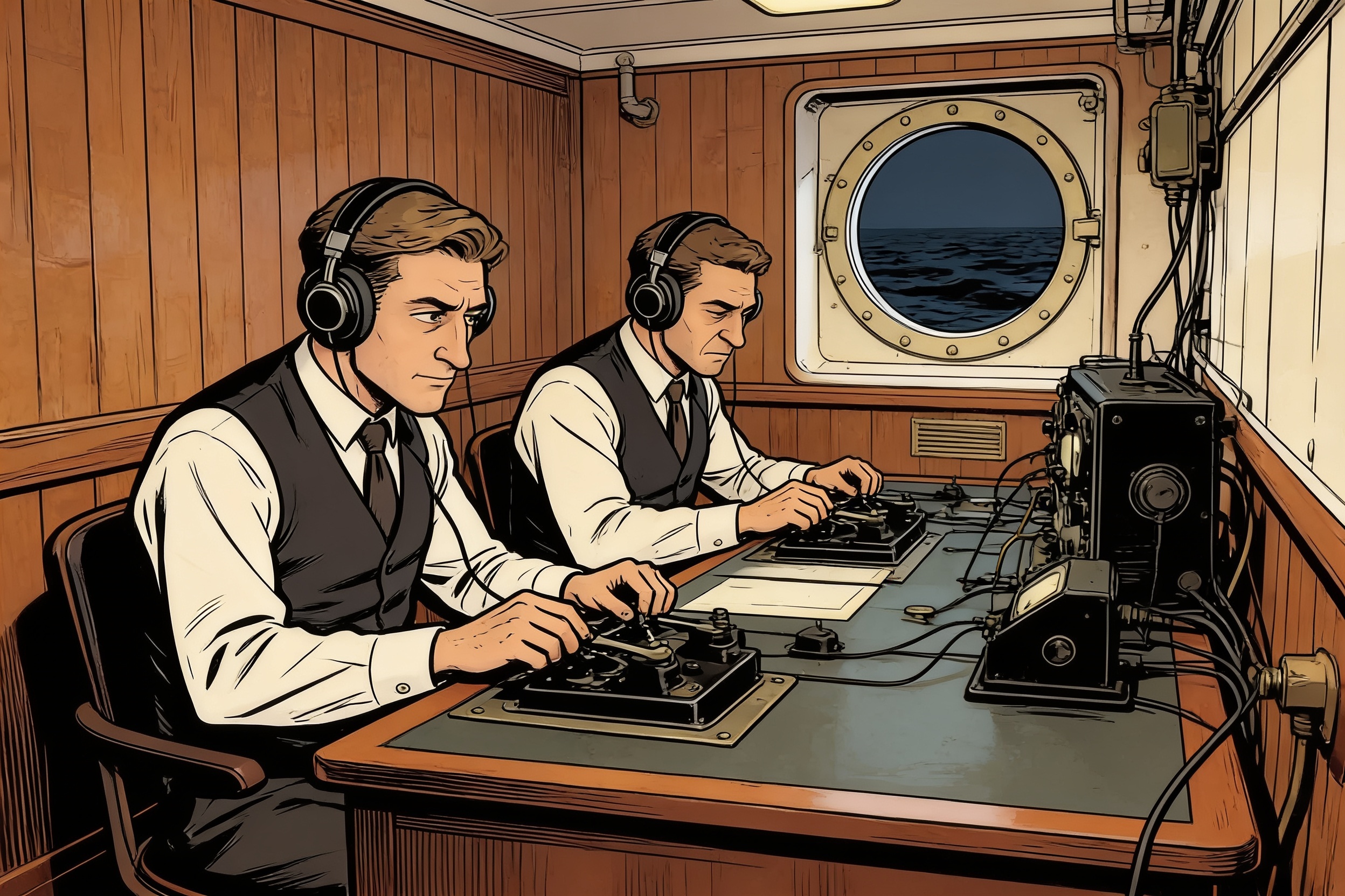 Marconi wireless room