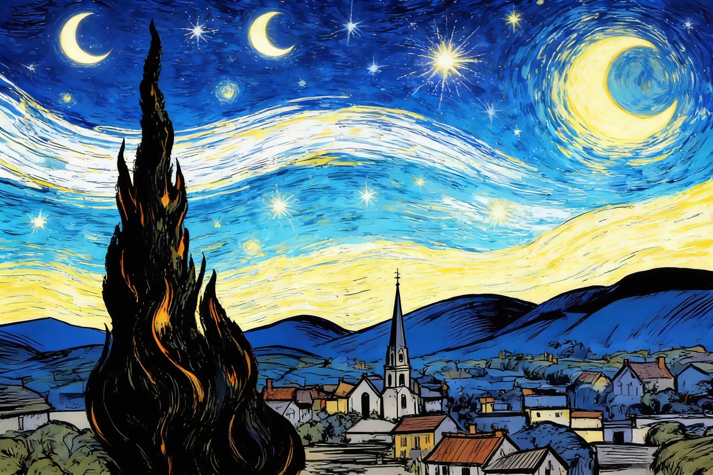 La noche estrellada (1889)