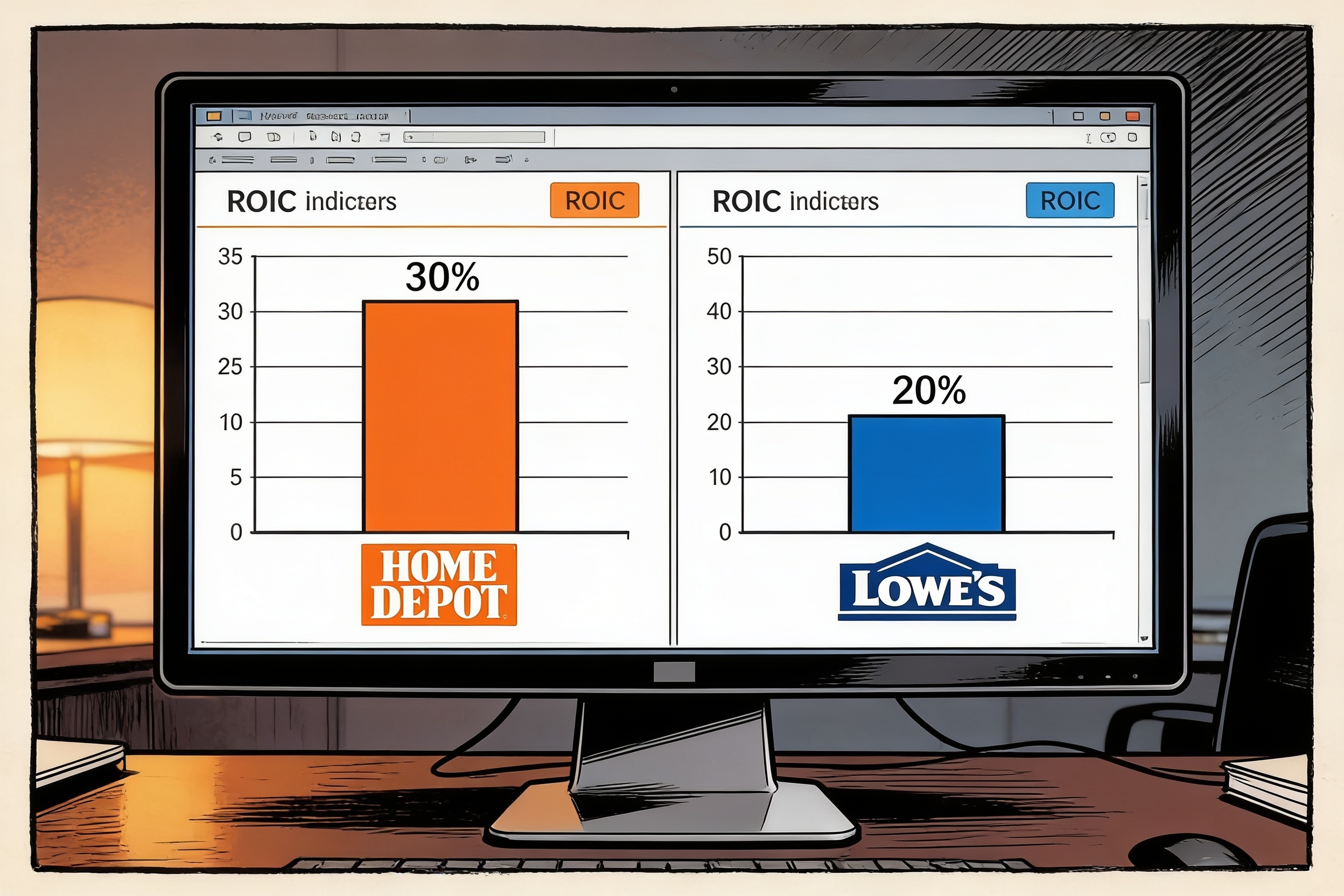 Comparativa de eficiencia de capital entre HD y LOW