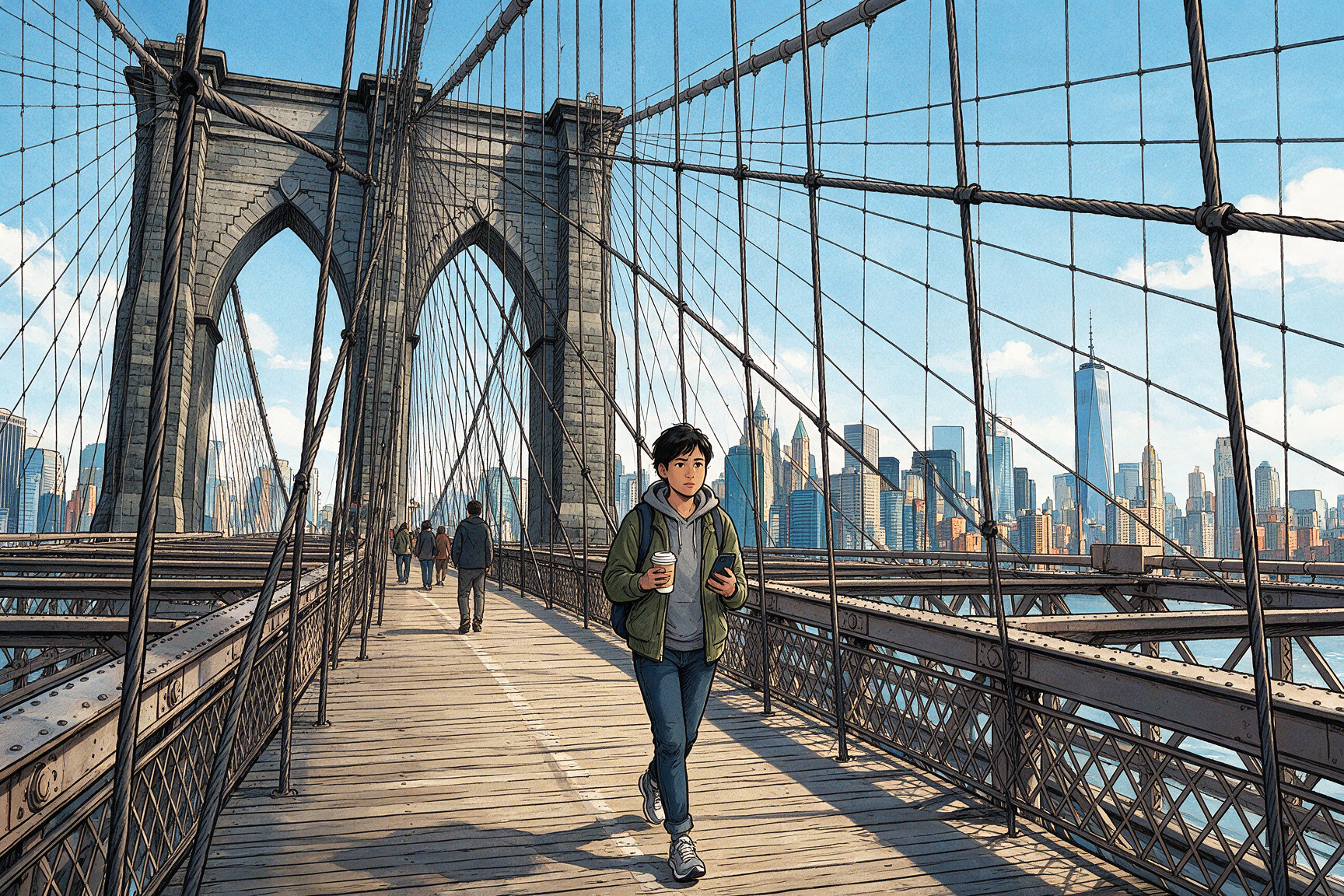 Paso peatonal del Puente de Brooklyn